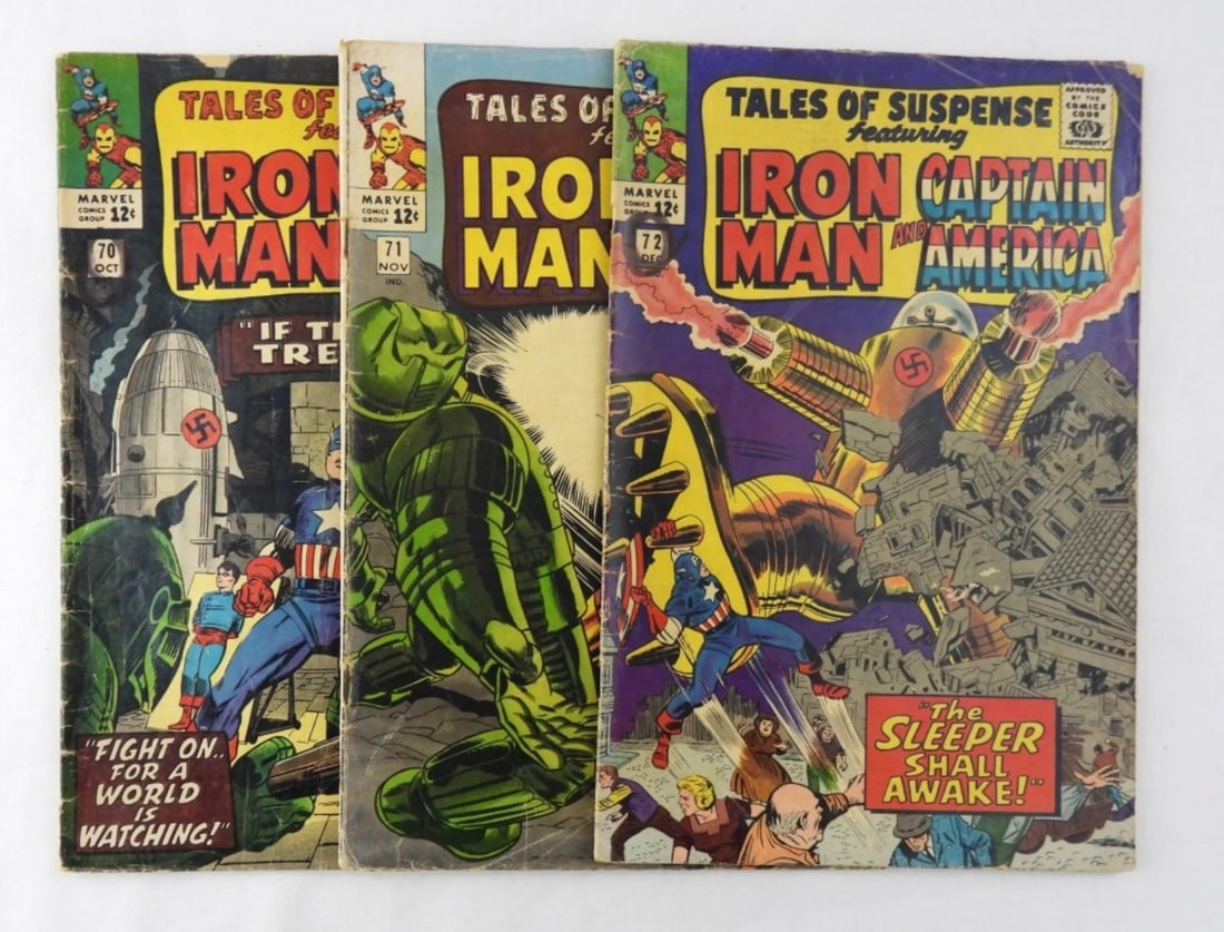 (3) MARVEL TALES of SUSPENSE 12c ISSUES (1 of 3)