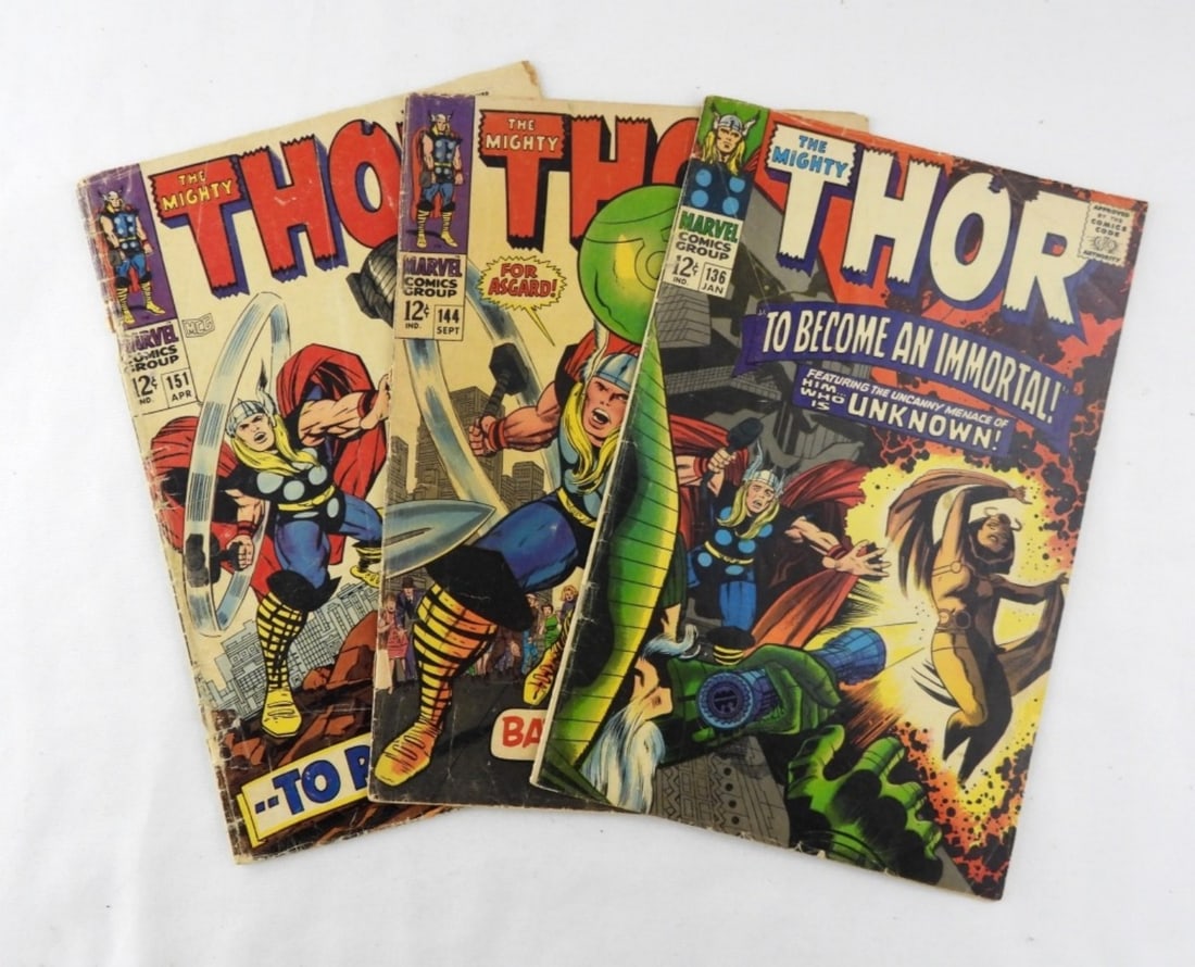 (3) MARVEL THOR 12c ISSUES (1 of 3)
