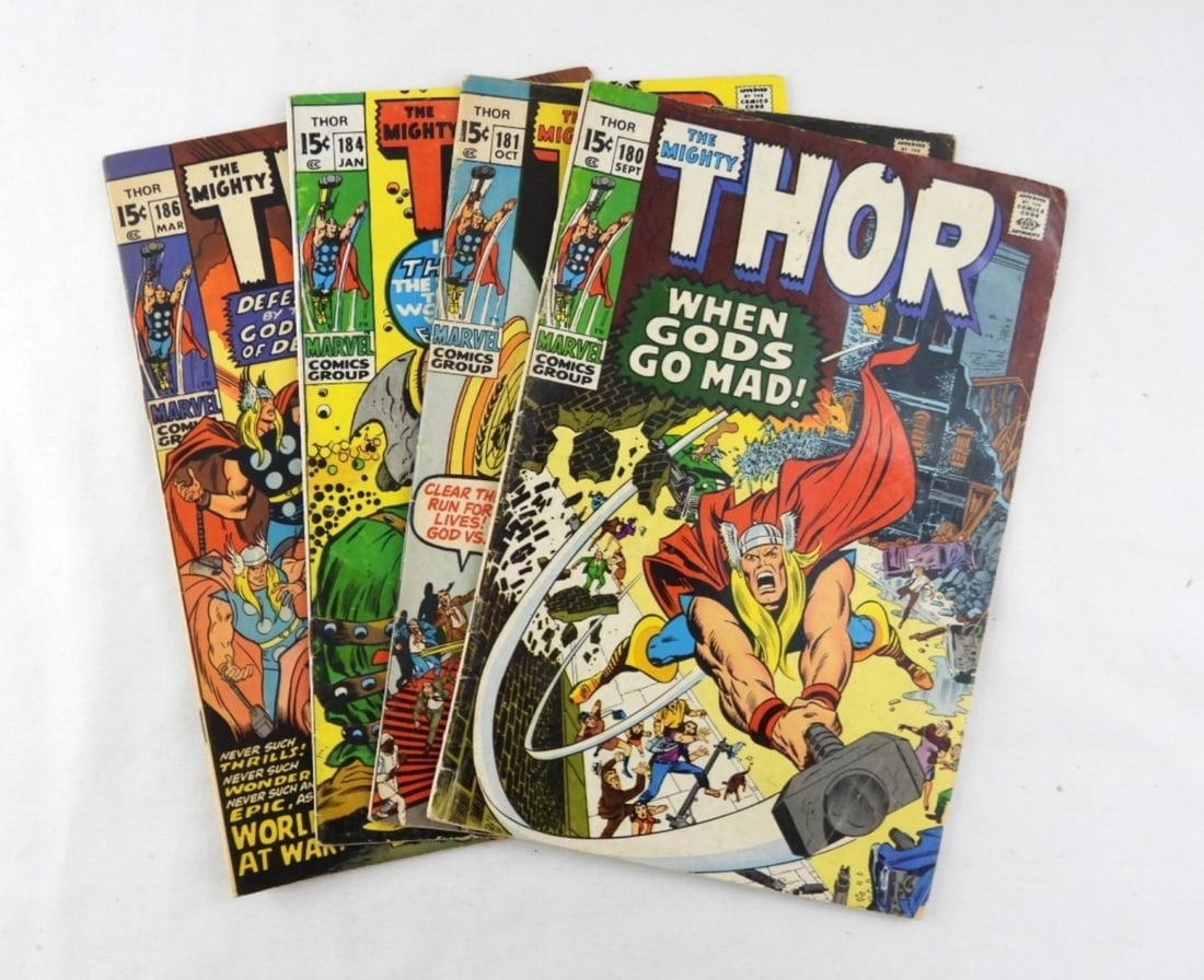 (4) MARVEL THOR 12c ISSUES (1 of 3)