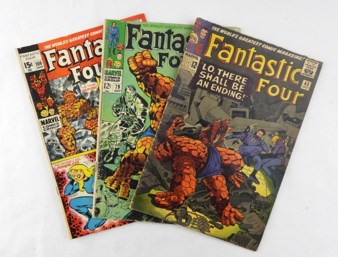 (3) FANTASTIC FOUR MARVEL COMICS (1 of 3)