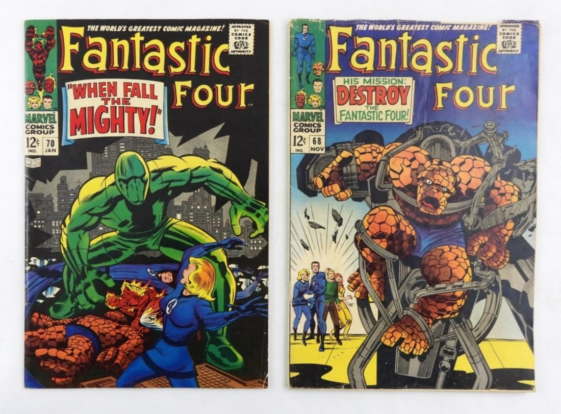 (2) SILVER AGE- 1967- FANTASTIC FOUR NO 68 (1 of 2)