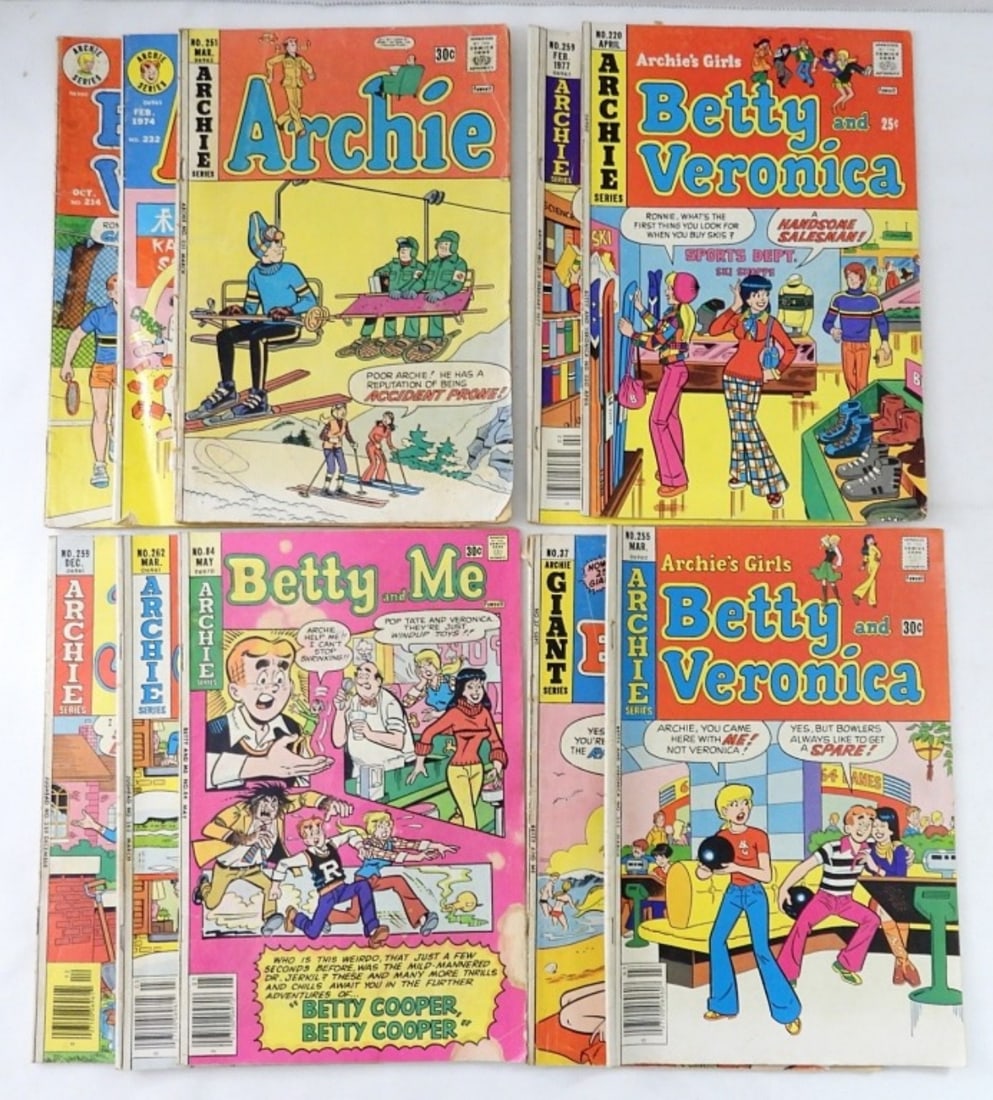 (10) BRONZE AGE ARCHIE SEREIS COMICS (1 of 2)