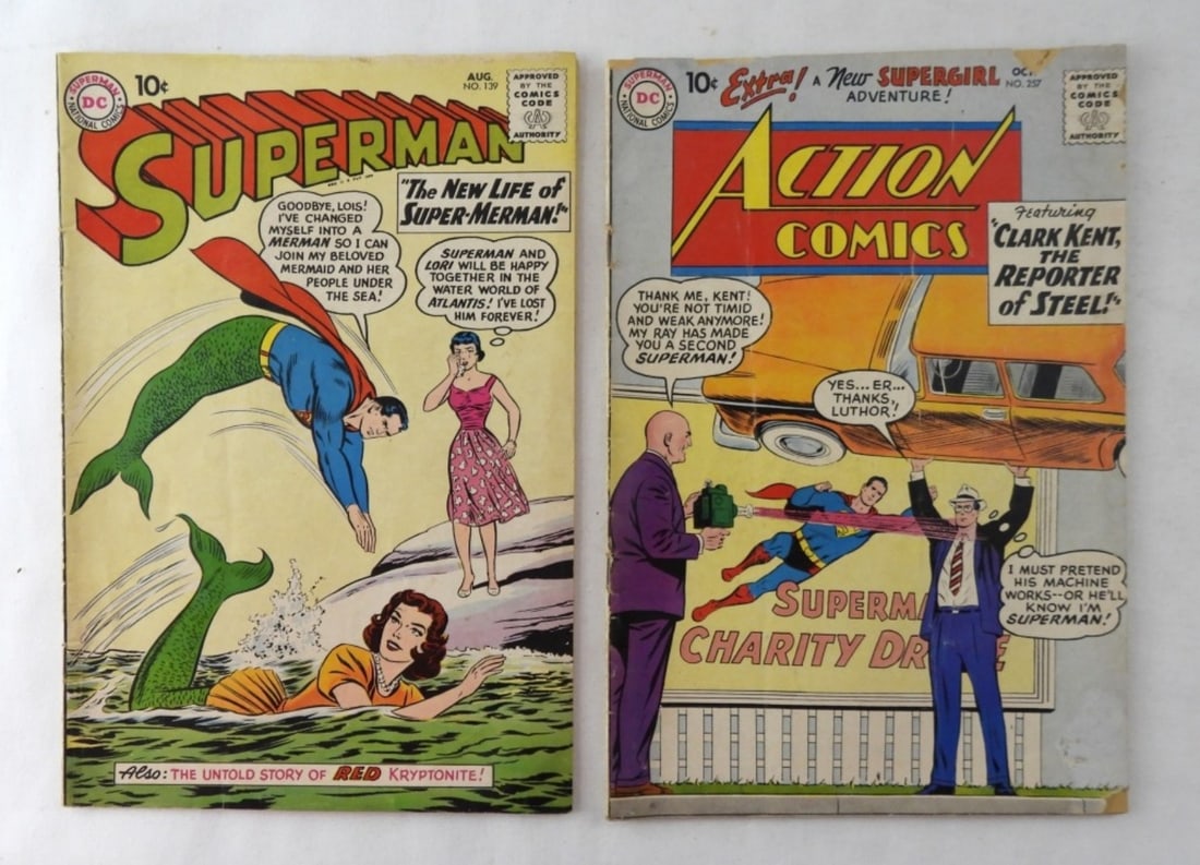 (2) SILVER AGE DC COMICS - 1959-1960 (1 of 2)