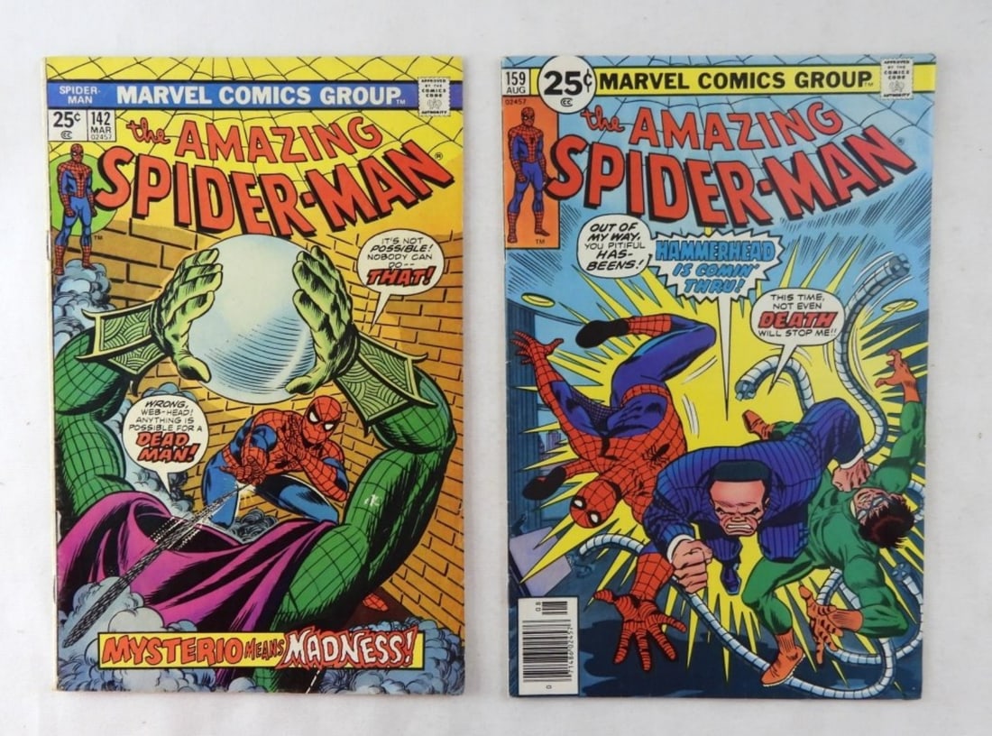 (2) 1975-1976 BRONZE AGE- SPIDERMAN (1 of 2)