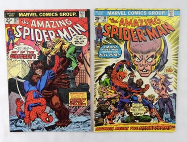 (2) 1974- MARVEL- BRONZE AGE- SPIDERMAN