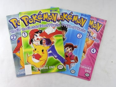 POKEMON COMICS #1,2,3,4