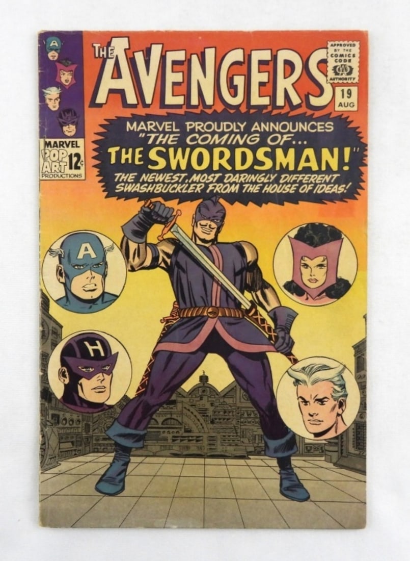 MARVEL THE AVENGERS NO 19- 1965 (1 of 2)