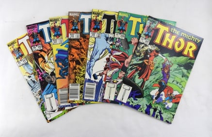 1984 THOR #341-347 LOT