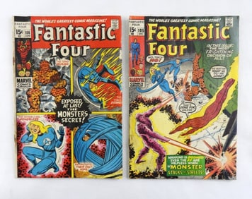 1970 FANTASTIC FOUR #105 AND #106