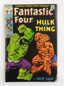 1971 FANTASTIC FOUR HULK VS THING #112