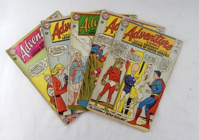 ADVENTURE COMICS #323-327 LOT