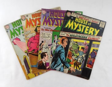 1965 DC HOUSE OF MYSTERY LOT (4)