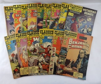 VTG CLASSIC ILLUSTRATED LOT #51-65