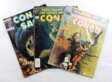 CONAN ASSORTED LOT (3)