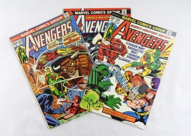 1973-1974 AVENGERS #121, 125, 130