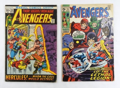 MARVEL AVENGERS #79 AND #99