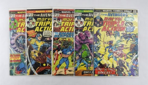 1974/75 MARVEL TRIPLE ACTION (5)