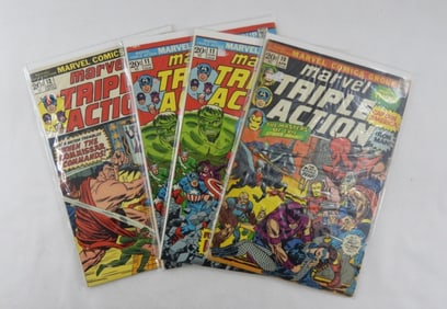 MARVEL TRIPLE ACTION #10, 11, 12