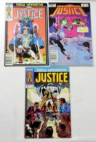 (3) MARVEL JUSTICE COMICS