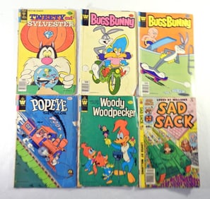 (6) GOLD KEY /WHITMAN 1977-1982 COMICS