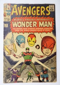1964 MARVEL AVENGERS #9 SILVER AGE KEY