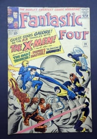 1964 MARVEL FANTASTIC FOUR #28 CROSSOVER