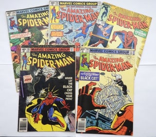 (5) AMAZING SPIDER-MAN with #194 KEY