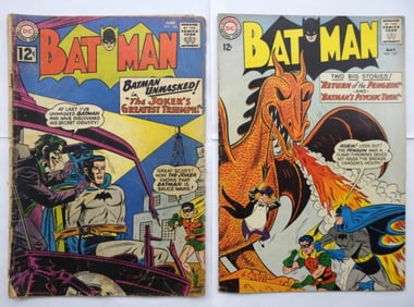1962 BATMAN #148 & 1963 BATMAN #155 KEY