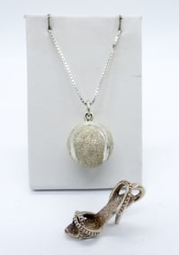 BASEBALL MELODY BALL NECKLACE & MORE 925