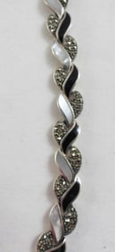 BLACK ONYX &PEARL NECKLACE 925