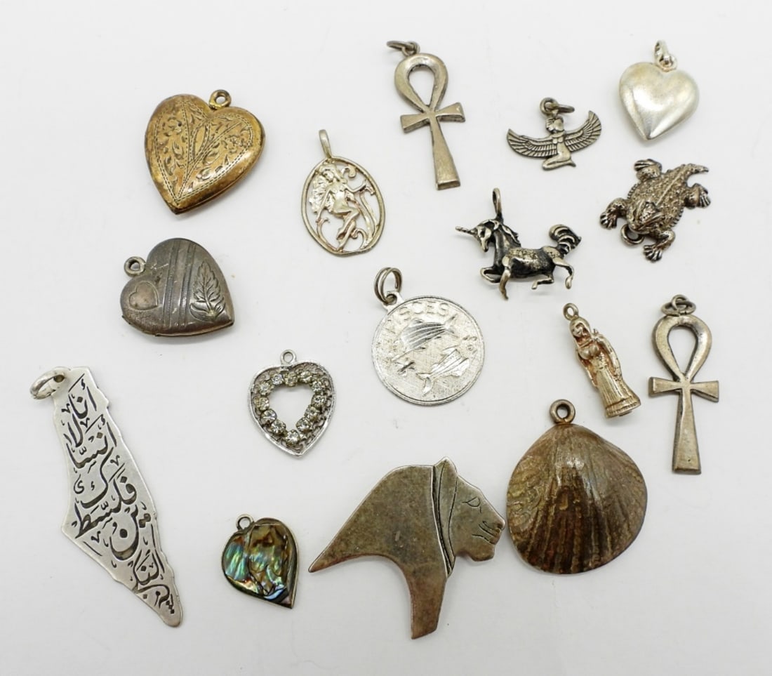 (16) STERLING CHARMS & PENDANTS (1 of 5)