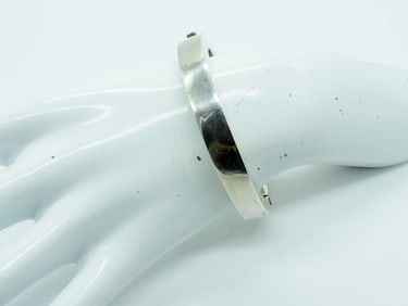 STERLING MEXICO THICK BRACELET