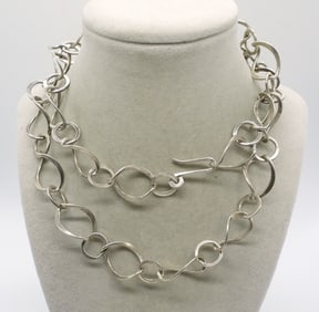 STERLING MEXICO LINK NECKLACE