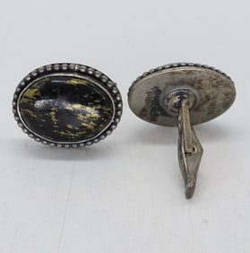 R.E. BABCOCK VTG 925 CUFF LINKS