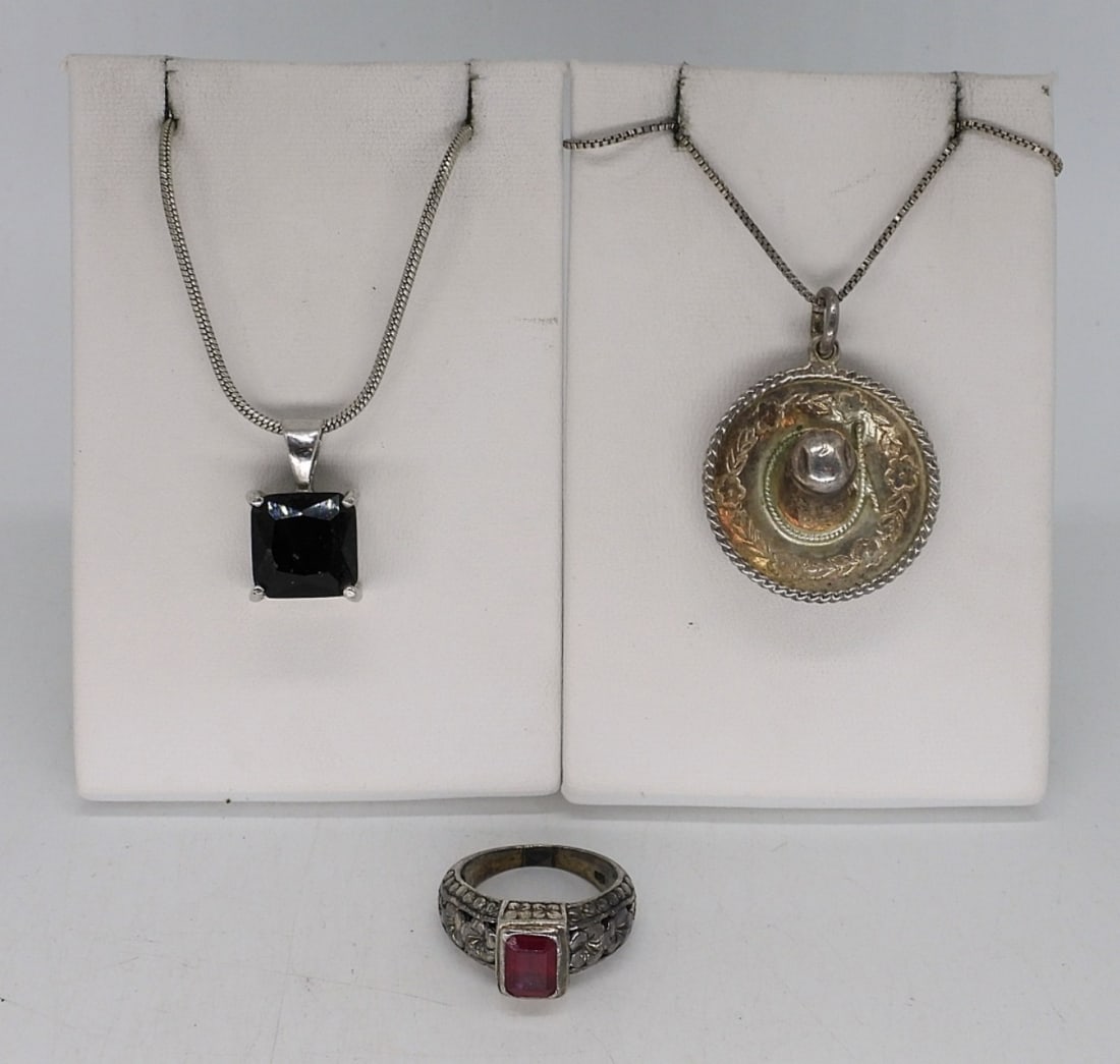 MEXICO 925 SOMBRERO NECKLACE & MORE (1 of 2)