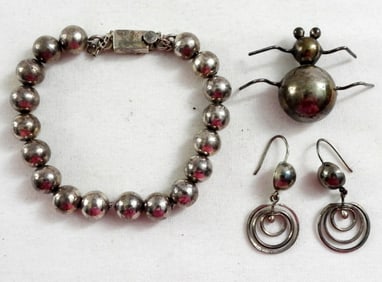 MEXICO TM-192 STERLING SPIDER PIN plus