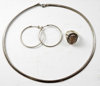 3 PIECE LADIES STERLING JEWELRY SET