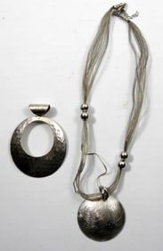 MILOR 925 NECKLACE w/EXTRA PENDANT