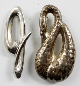 MEXICO TM-43 SWAN STERLING PIN & 925