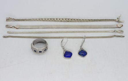 (4) STERLING BRACELETS & MORE