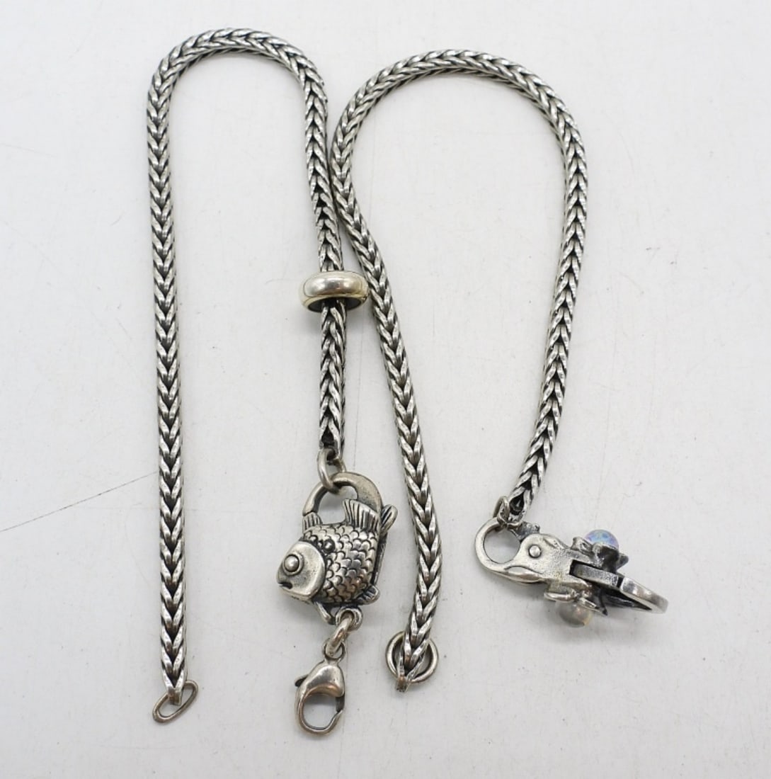 (2) TROLL BEADS BRACELETS (1 of 2)