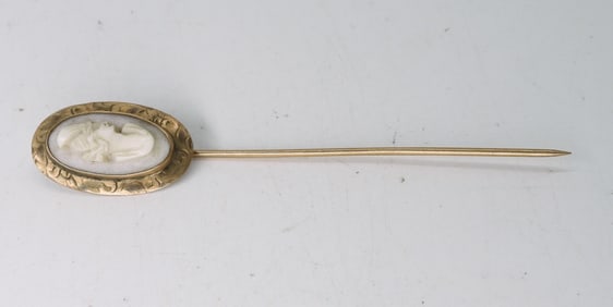 10K RG CAMEO STICK PIN