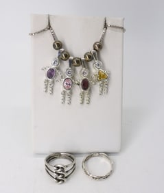 BIRTHSTONE 925 PENDANTS & RINGS