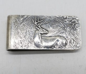 STERLING BUCK IMAGE MONEY CLIP