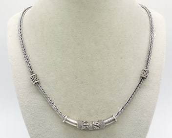 STERLING GLIDER NECKLACE
