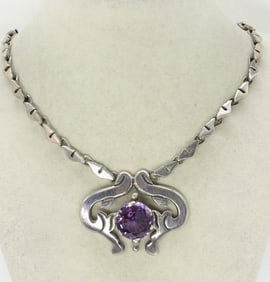 GORGEOUS STERLING MYSTIC TOPAZ NECKLACE