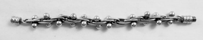 STERLING BALL BRACELET