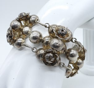 MEXICO 925 LARGE ROSE BRACELET