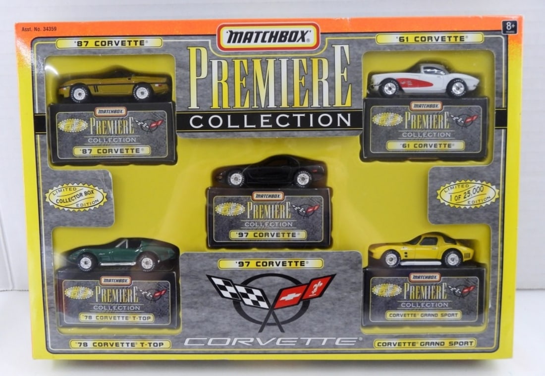 MATCHBOX PREMIERE CORVETTE CAR SET (1 of 7)