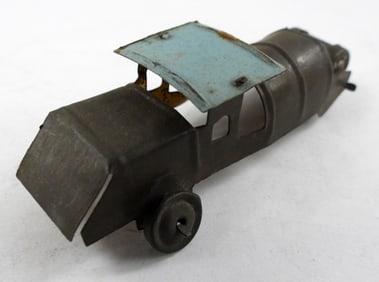 ANTIQUE PENNY TIN TOY - STEAMROLLER